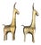 Large Brass Donkey Statues, 1950s, Set of 2 For Sale