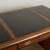 Vintage Large Scale Leather Top Campaign Style Partners Desk by Baker For Sale - Image 13 of 18