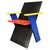 Postmodern Armchair in the style of Gerrit Thomas Rietveld, 1980s For Sale - Image 14 of 14