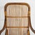 Brown Rattan Lounge Chair, 1950s For Sale - Image 8 of 13