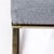 Metal Mid-Century Chrome X-Base Bench For Sale - Image 7 of 15
