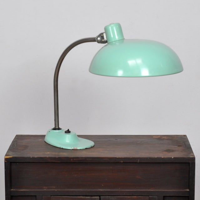 Vintage Art Deco Streamline Moderne Style Desk Lamp, 1940s For Sale - Image 4 of 10