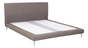 Fabric Bed in Grey from Riposana Puro