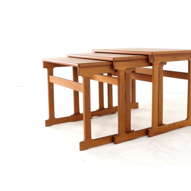 Fugdal Nesting Tables from Trioh, Denmark, 1960s, Set of 3 For Sale - Image 3 of 15