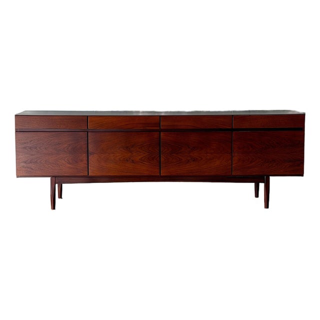 Danish Rosewood Sideboard by Ib Kofod-Larsen for Faarup Møbelfabrik – Vintage Mid-Century Modern Credenza For Sale