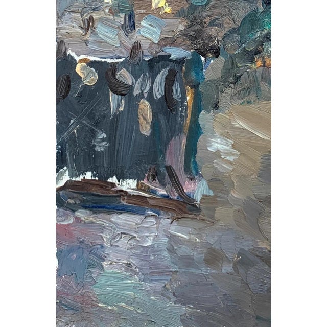1960s Socialist Realism Oil Painting, Ukrainian Artist Sokolovsky, 1960s 24-16 For Sale - Image 5 of 6
