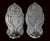 A pair of Vintage Art Deco Style Candle Sconces with Dolphins. The Sconces are made of aluminum metal and have stylized...