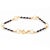 Celebrate modernity with this bracelet that interlinks exquisite pearls with shimmering yellow gold and dark blue enamel....