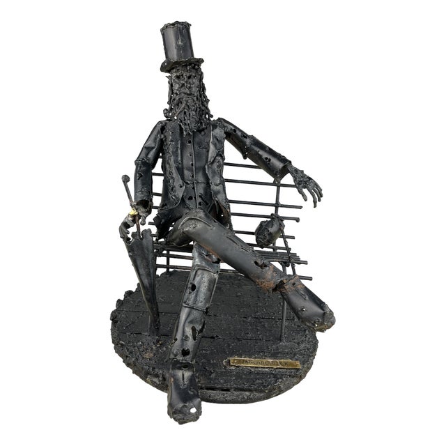 Brutalist Iron Sculpture by Janlorè G. K. K., Italy, 1970s For Sale