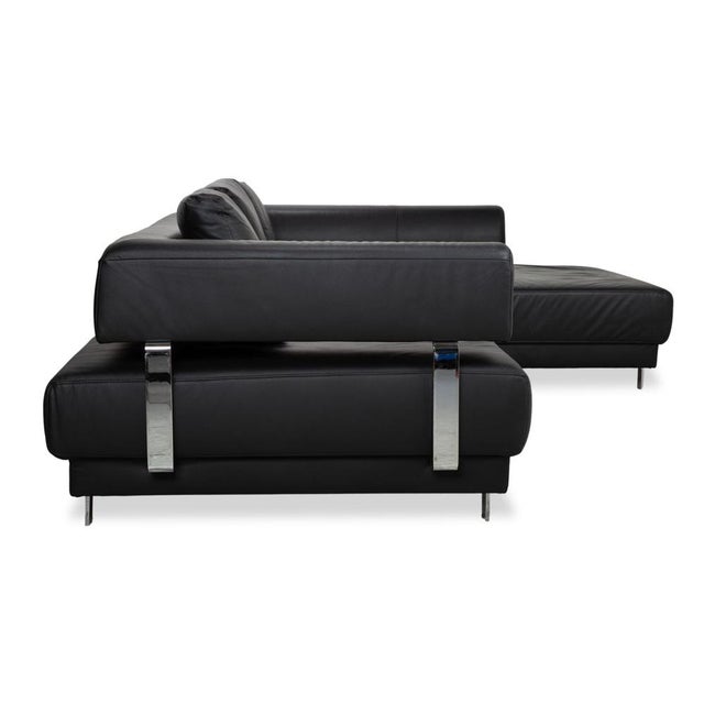 Face Corner Sofa in Black by Ewald Schillig For Sale - Image 12 of 15