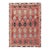 Antique Turkish Kilim Rug With Vibrant Hexagonal Motifs and Rich Red Background 8'8 X 12'2 For Sale