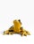 2000 - 2009 Vintage 2003 Set of 3 Yellow & Black Frog Figurines Sculptures For Sale - Image 5 of 12