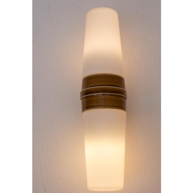 Vintage Porcelain Bathroom Light by Sigvard Bernadotte for Ifö, 1960 For Sale - Image 6 of 15