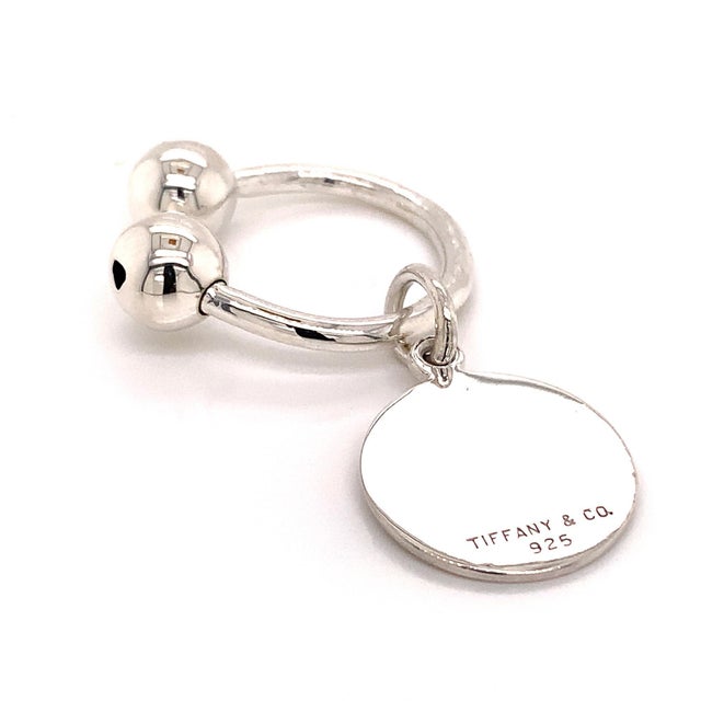 1990s Tiffany & Co Estate Sterling Silver Keychain 9.2 Grams For Sale In New York - Image 6 of 11