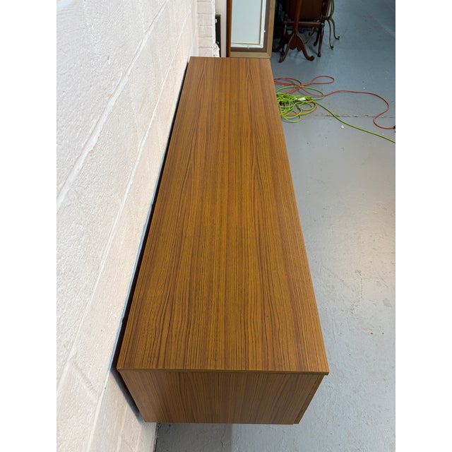 Brown Mid 20th Century Danish Style Teak Sideboard For Sale - Image 8 of 15