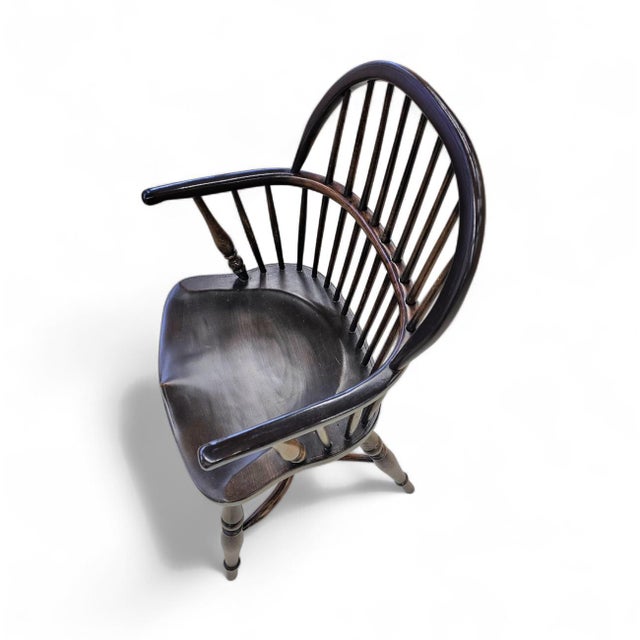 Georgian Bow and Stick Back Windsor Chairs, Set of 4 For Sale - Image 5 of 18