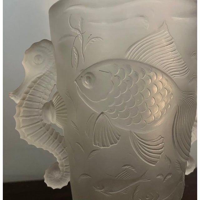Art Deco Nautical Sea Creature Vase by Josef Inwald Baroloc Studio, Czechoslavokia For Sale - Image 3 of 8