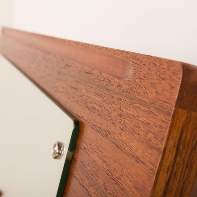 Brown Danish Teak Dresser with Hidden Vanity, 1960s For Sale - Image 8 of 18