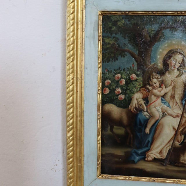 Raphael Fogliardi, Mary the Shepherdess, 1795, Oil Painting on Canvas For Sale - Image 8 of 15
