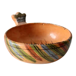 Vintage Red Clay Pottery Bowl