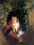 1844 Vintage Cat With Kittens Art Print, Victorian Animal Painting by Henriëtte Ronner - 36" X 48" For Sale