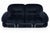 Black Okay 2-Seater Sofa from Adriano Piazzesi, Italy, 1970s For Sale - Image 8 of 10