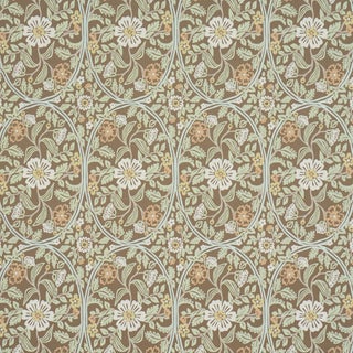 SAMPLE - Schumacher Garden Guild Wallpaper In Sage For Sale