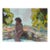 Contemporary Expressionist Woman in Garden Painting For Sale