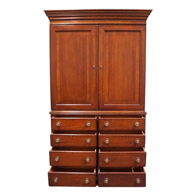 Lexington Furniture Palmer Home Collection Solid Cherry Traditional 46" Media Armoire 554-318 For Sale