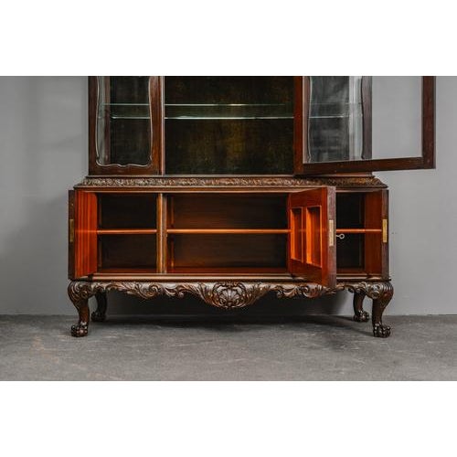 Art Nouveau Display Cabinet in Pine For Sale - Image 11 of 18