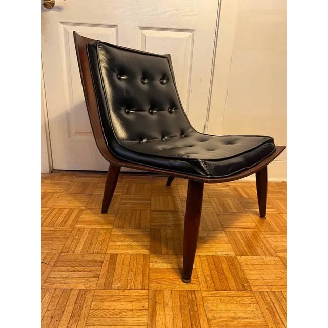 Mid Century Scoop Lounge Chair by Carter. Brothers Inc , 1958s For Sale - Image 10 of 13