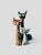 Polychrome Ceramic Cats Figure by Otello Rosa for San Polo, Venezia, 1950s For Sale - Image 3 of 6