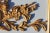 Wood Carvers' Guild Hepplewhite Trumeau Antique Gold Mirror For Sale - Image 7 of 18