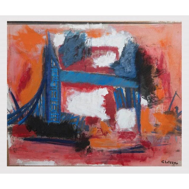 Giorgio Lo Fermo, The Bridge, Oil on Canvas, 2008 For Sale - Image 4 of 4