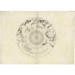 Antique Map of the North Pole by V.M. Coronelli, 1692 For Sale