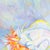 Modern Danish Pastel Sunflowers - Tomoko Parry, C. 1990s For Sale - Image 3 of 10
