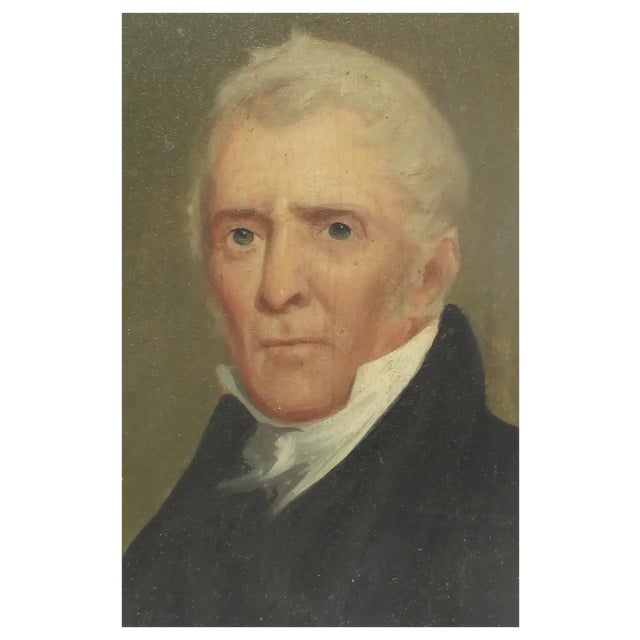 Traditional Fine Art Gentlemans Portrait 19th Century For Sale - Image 3 of 9