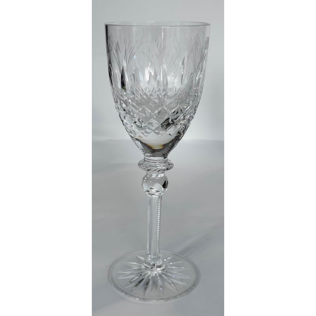 Late 20th Century Rogaska Queen Wine Glasses Set of 8 For Sale - Image 9 of 17