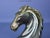 1930s 1930s Antique Pair of Art Nouveau Metal Horse Head Bookends For Sale - Image 5 of 11