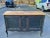 French Black Credenza W/Natural-Wood Top For Sale - Image 4 of 7