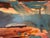 Navajo Wild Land (1973) Abstract Expressionist Landscape Oil Painting by Matthew Diamond For Sale - Image 9 of 14