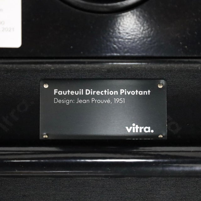 Swivel Executive Office Chair by Jean Prouvé for Vitra, 1951 For Sale - Image 11 of 13