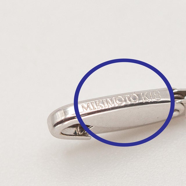 1990s Mikimoto Ruby and Diamond 18k White Gold Pendant Necklace For Sale In New York - Image 6 of 12