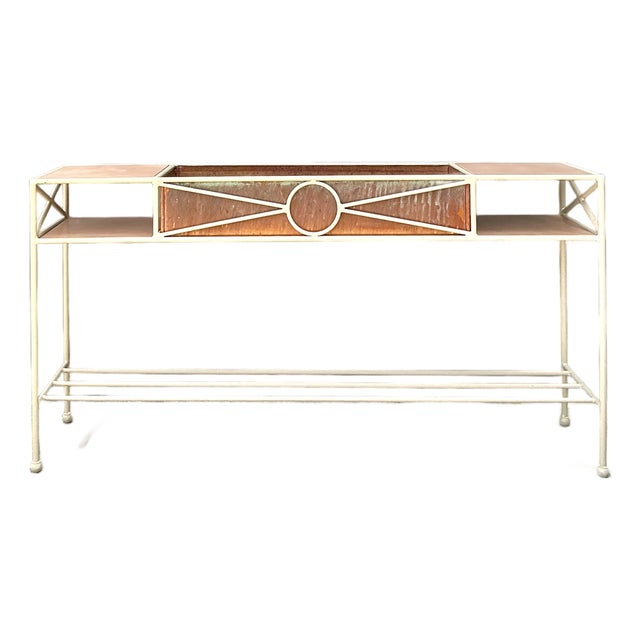 Vintage Neoclassical Copper Dry Sink For Sale