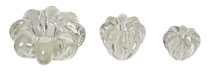 Mid-Century Submerged Murano Glass Italian Bowls by Barovier for Erco, Italy, 1970s, Set of 3