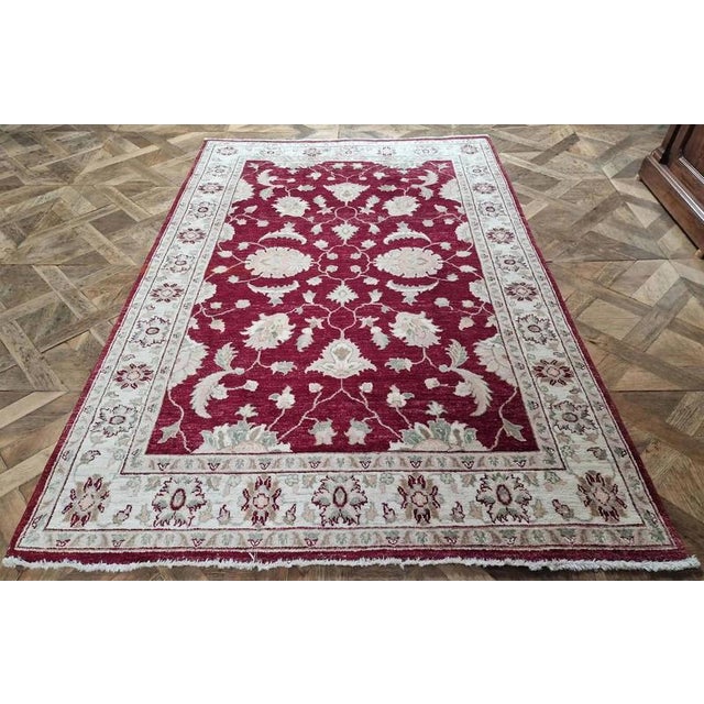 2000 - 2009 Vintage Hand-Knotted Ziegler Rug For Sale - Image 5 of 5