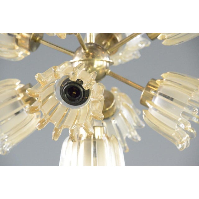 Mid-Century Chandelier by Leclaire & Schäfer, 1960s For Sale - Image 6 of 11