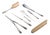 20th Century Gentlemans Silver and Silver-Plated Grooming and Vanity Set, Set of 8 For Sale