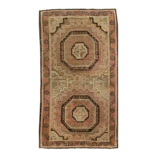 Galerie Shabab Collection Early 20th Century East Turkestan Khotan Throw Rug For Sale