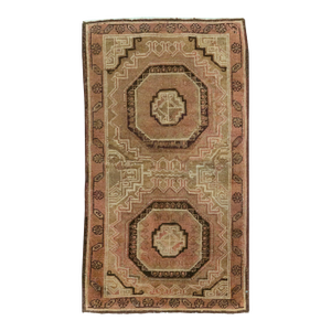Galerie Shabab Collection Early 20th Century East Turkestan Khotan Throw Rug